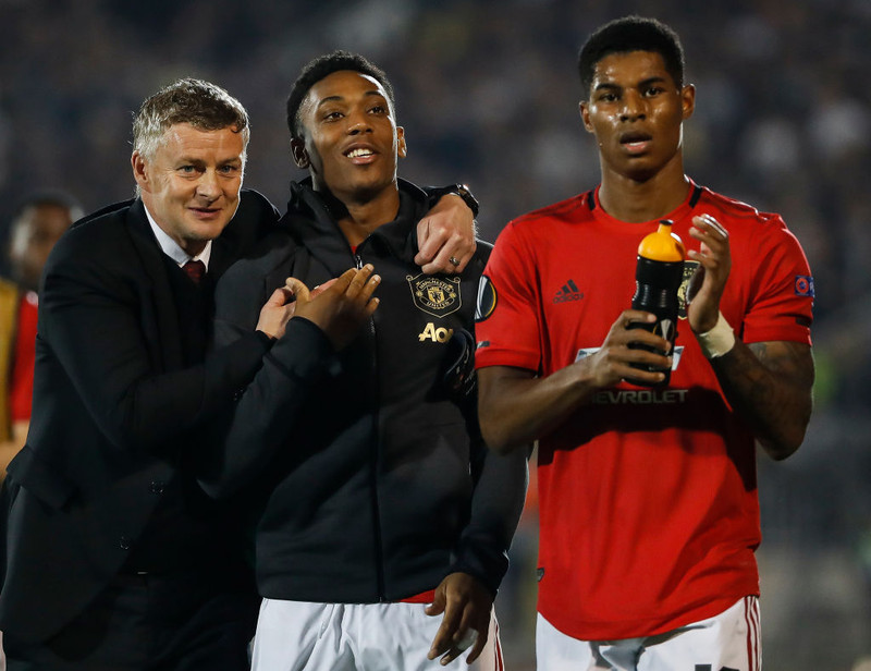 Sóknarþríeyki Man Utd búið að skora meira en Liverpool