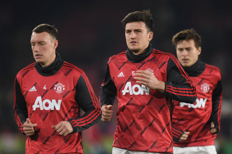 Jones, Maguire og Lindelöf byrja.