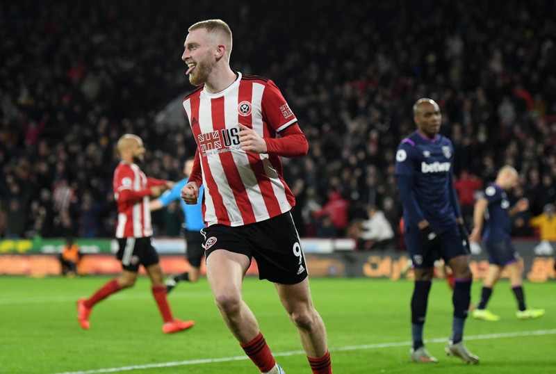 Oli McBurnie, sóknarmaður Sheffield United.