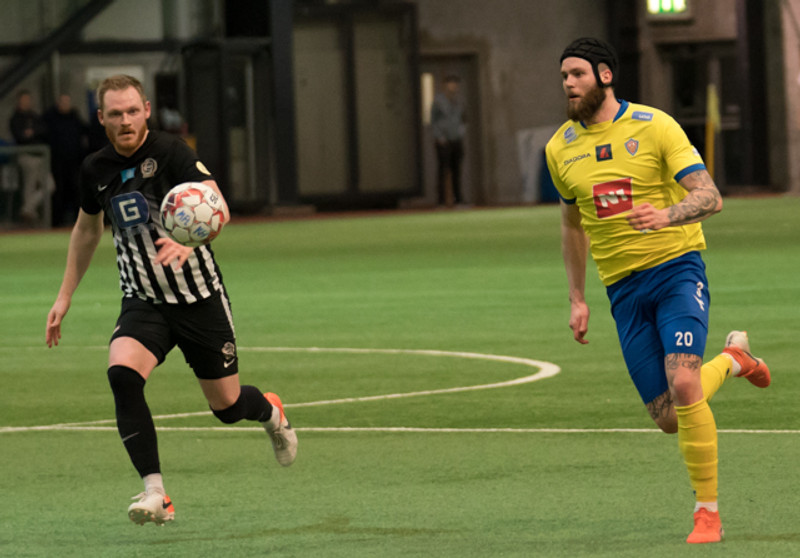 Gunnar Örvar skoraði fyrir KA.