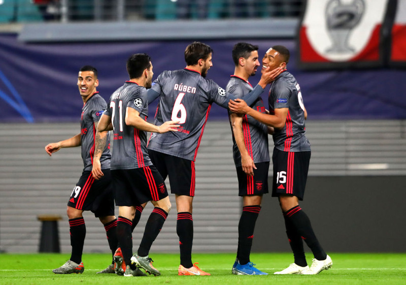 Benfica var 0-7 yfir í hálfleik.