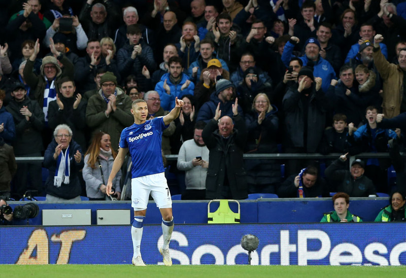 Richarlison (Everton) - Skoraði fyrra mark Everton gegn Liverpool.
