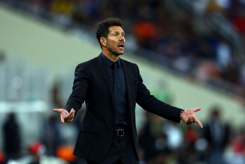Diego Simeone, stjóri Atletico Madrid.