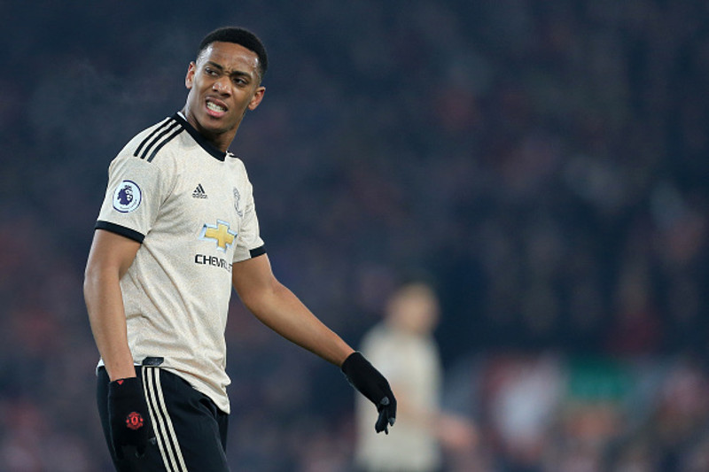 Anthony Martial er orðaður við Inter.