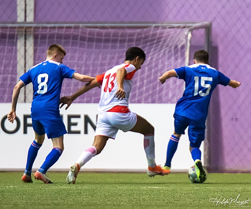 Myndaveisla: U17 tapaði gegn Tadsíkistan
