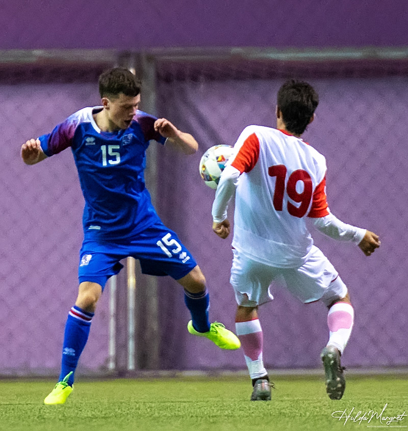Myndaveisla: U17 tapaði gegn Tadsíkistan