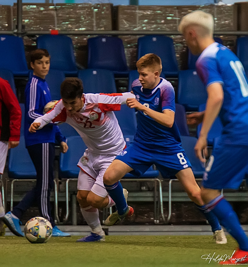 Myndaveisla: U17 tapaði gegn Tadsíkistan
