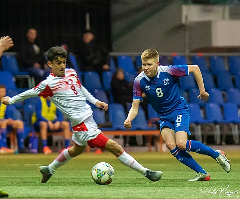 Myndaveisla: U17 tapaði gegn Tadsíkistan
