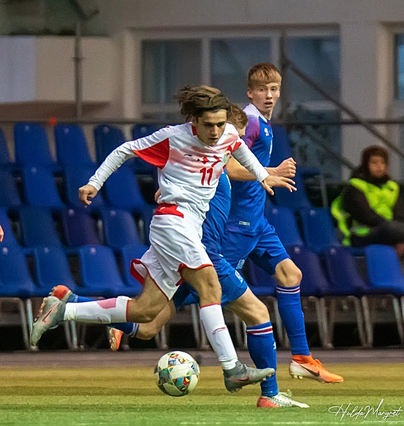 Myndaveisla: U17 tapaði gegn Tadsíkistan