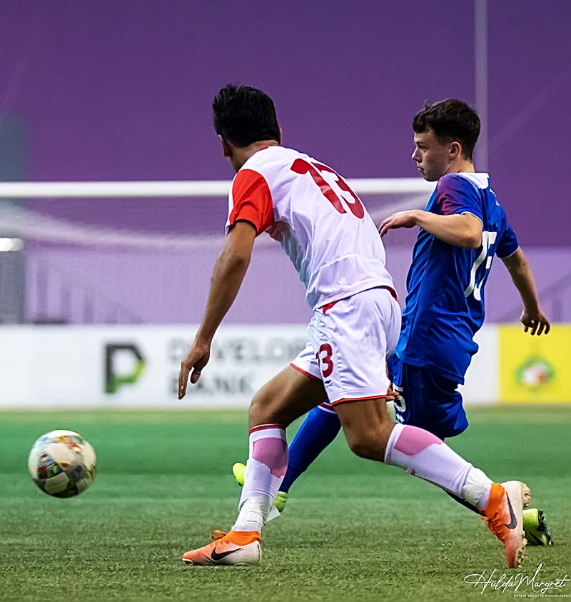 Myndaveisla: U17 tapaði gegn Tadsíkistan