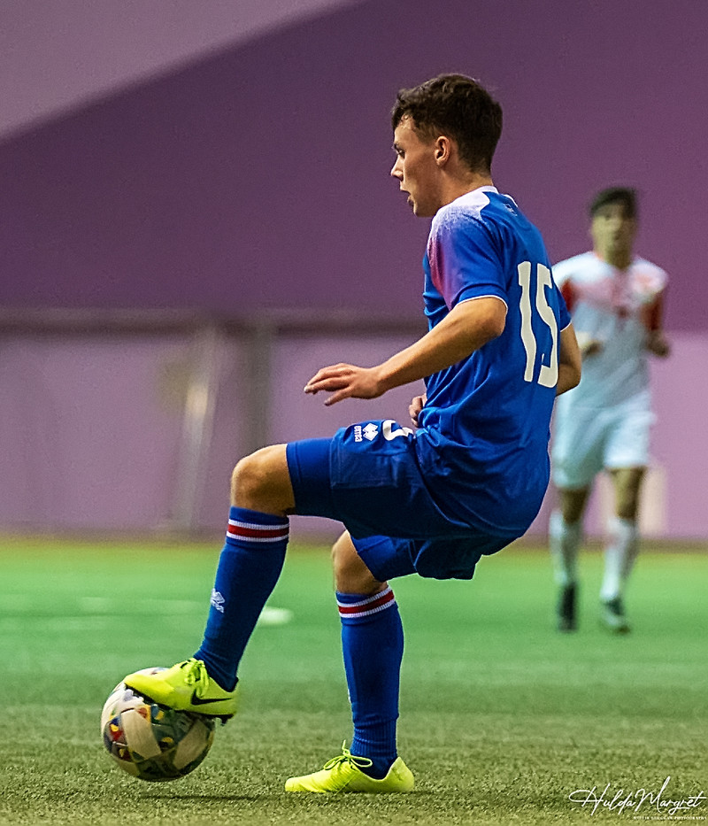Myndaveisla: U17 tapaði gegn Tadsíkistan