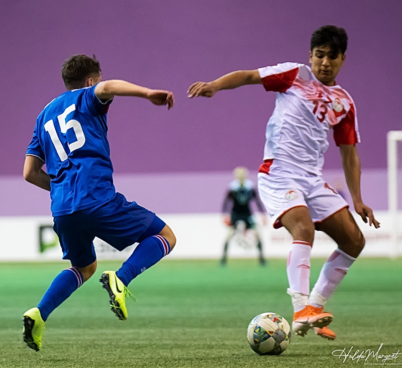 Myndaveisla: U17 tapaði gegn Tadsíkistan