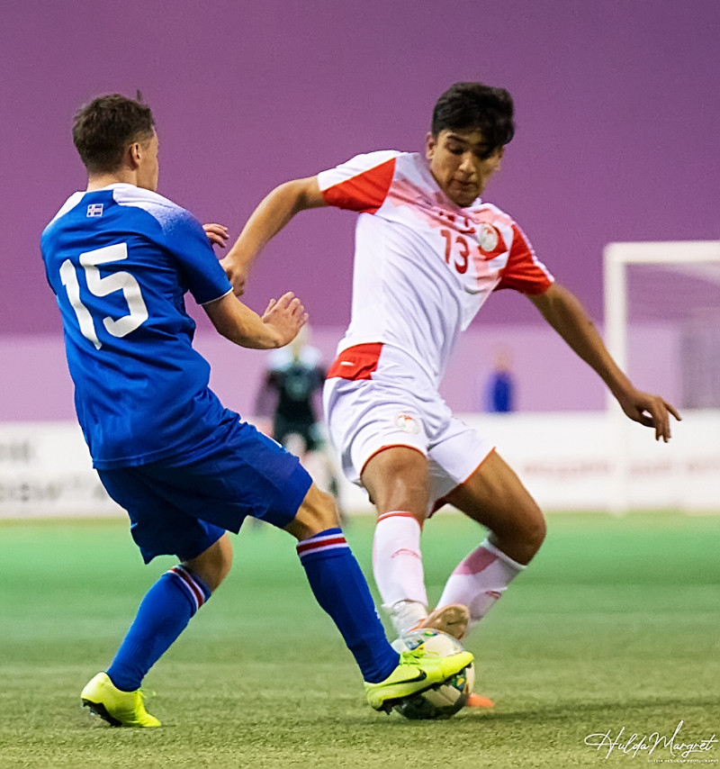 Myndaveisla: U17 tapaði gegn Tadsíkistan