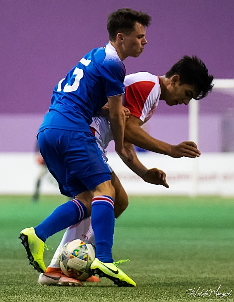Myndaveisla: U17 tapaði gegn Tadsíkistan
