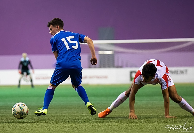Myndaveisla: U17 tapaði gegn Tadsíkistan