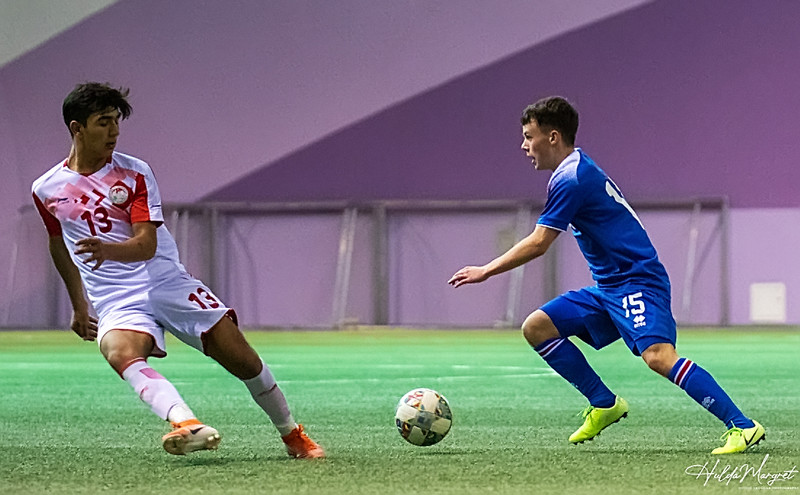 Myndaveisla: U17 tapaði gegn Tadsíkistan
