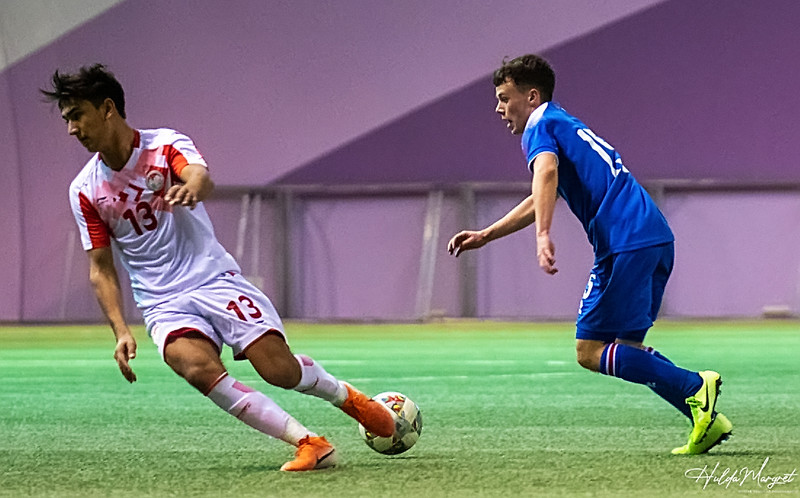Myndaveisla: U17 tapaði gegn Tadsíkistan