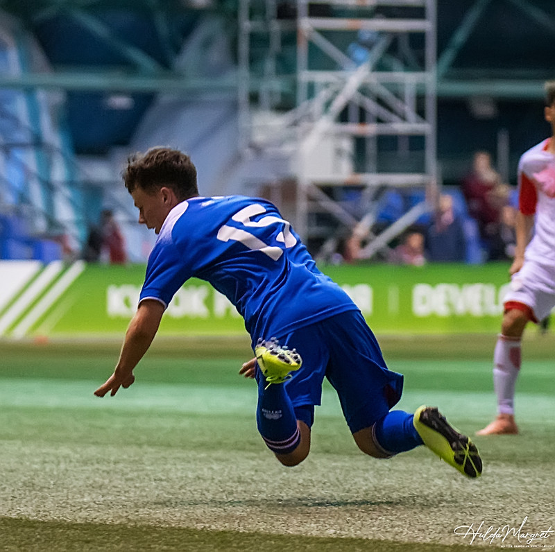 Myndaveisla: U17 tapaði gegn Tadsíkistan