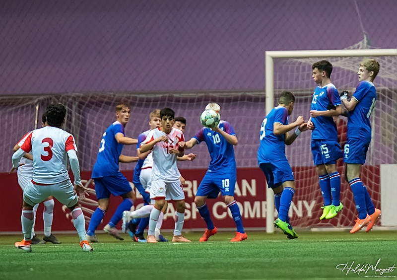 Myndaveisla: U17 tapaði gegn Tadsíkistan