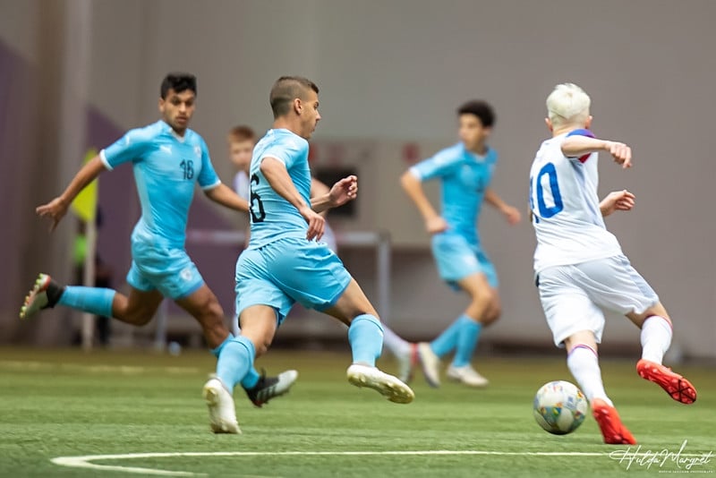 Myndaveisla: Flottur sigur U17 gegn Ísrael