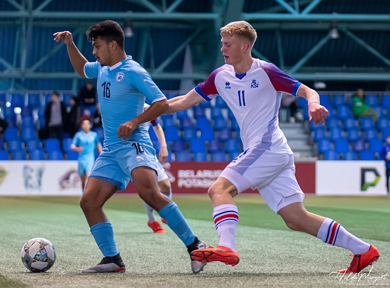 Myndaveisla: Flottur sigur U17 gegn Ísrael