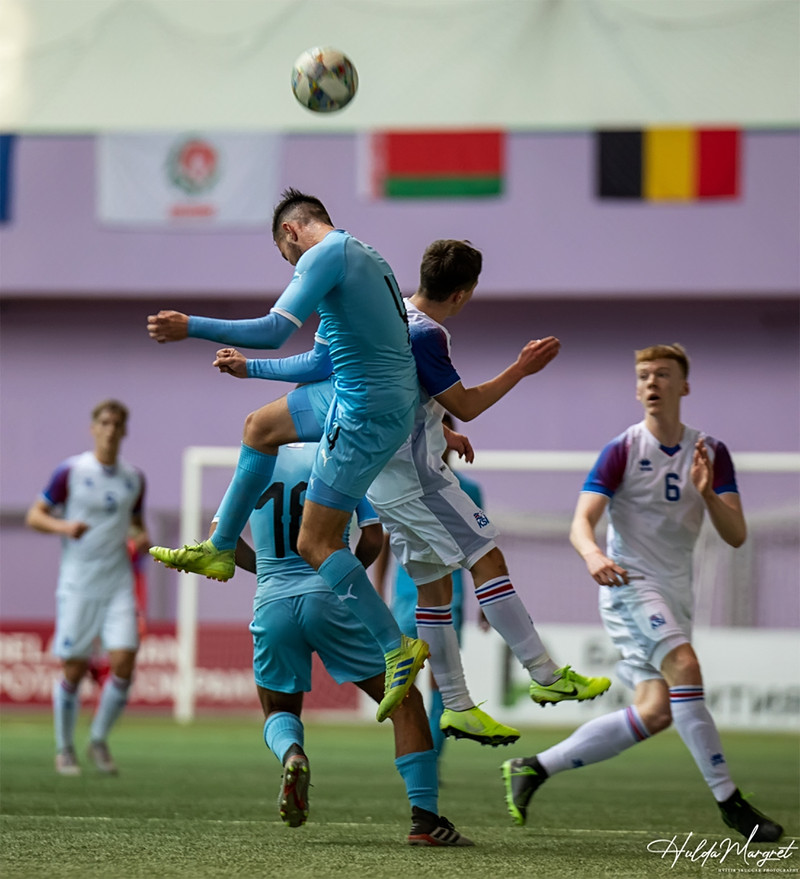 Myndaveisla: Flottur sigur U17 gegn Ísrael