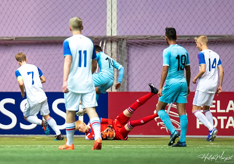 Myndaveisla: Flottur sigur U17 gegn Ísrael