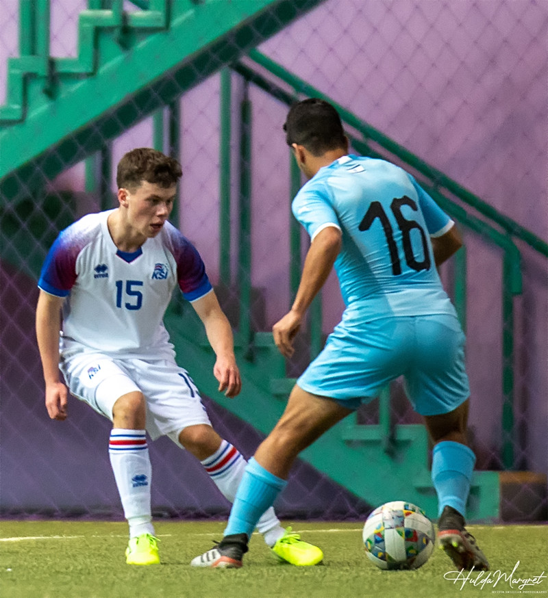 Myndaveisla: Flottur sigur U17 gegn Ísrael