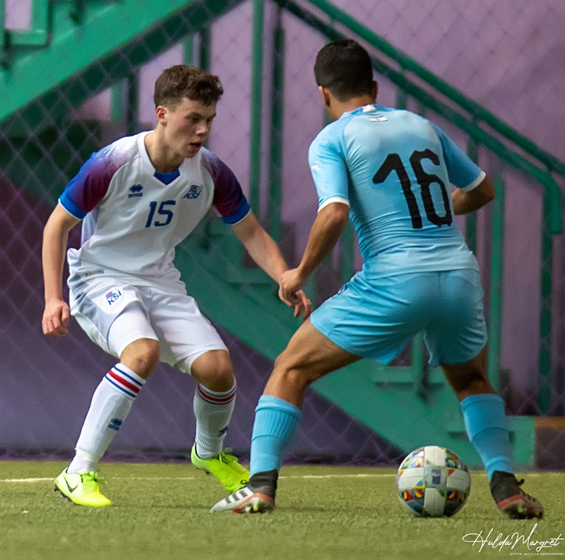 Myndaveisla: Flottur sigur U17 gegn Ísrael