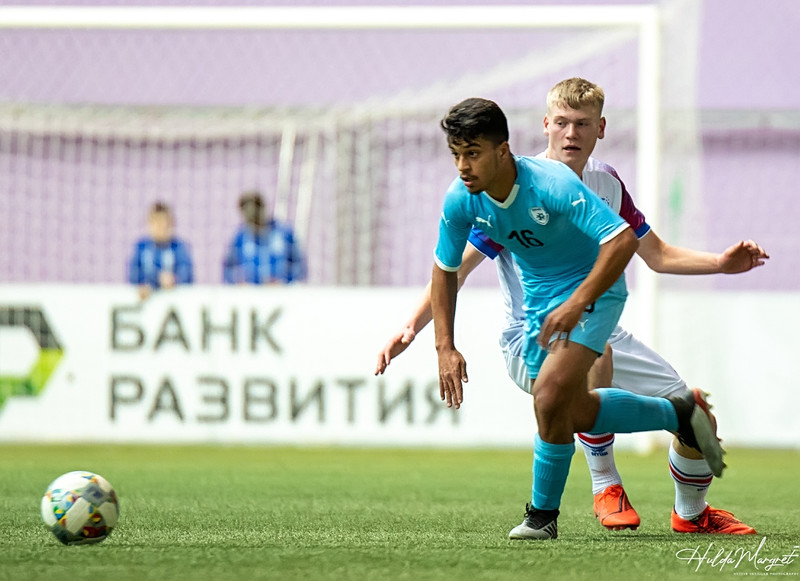 Myndaveisla: Flottur sigur U17 gegn Ísrael
