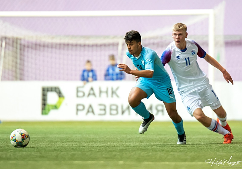 Myndaveisla: Flottur sigur U17 gegn Ísrael