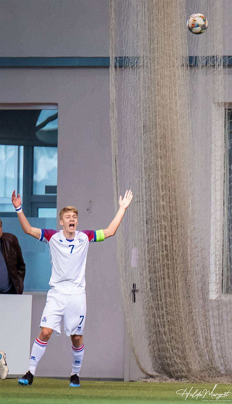 Myndaveisla: Flottur sigur U17 gegn Ísrael