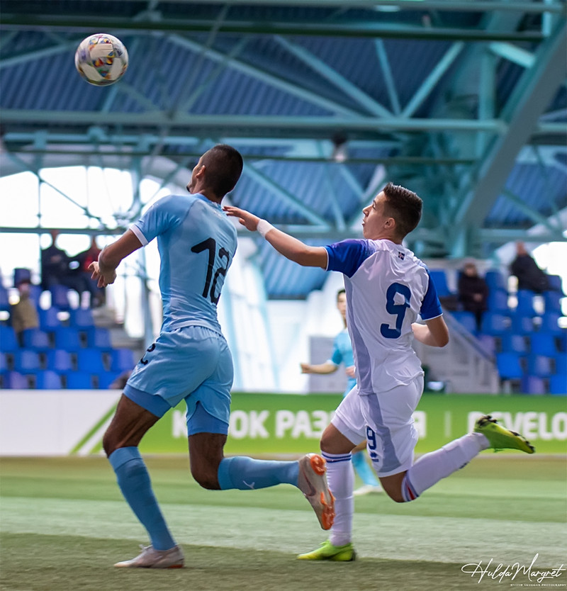 Myndaveisla: Flottur sigur U17 gegn Ísrael