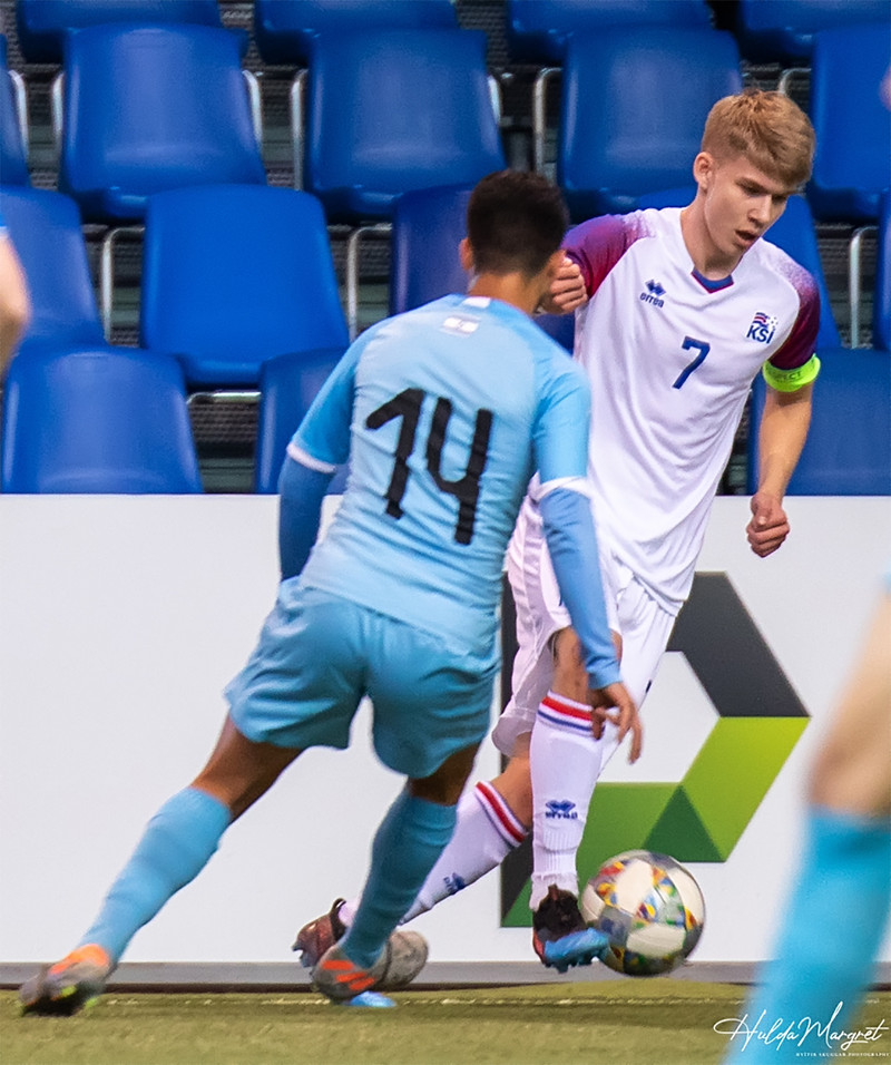 Myndaveisla: Flottur sigur U17 gegn Ísrael