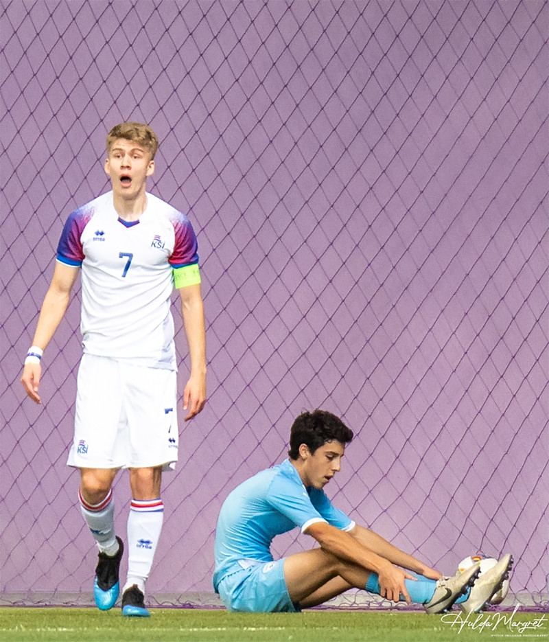 Myndaveisla: Flottur sigur U17 gegn Ísrael