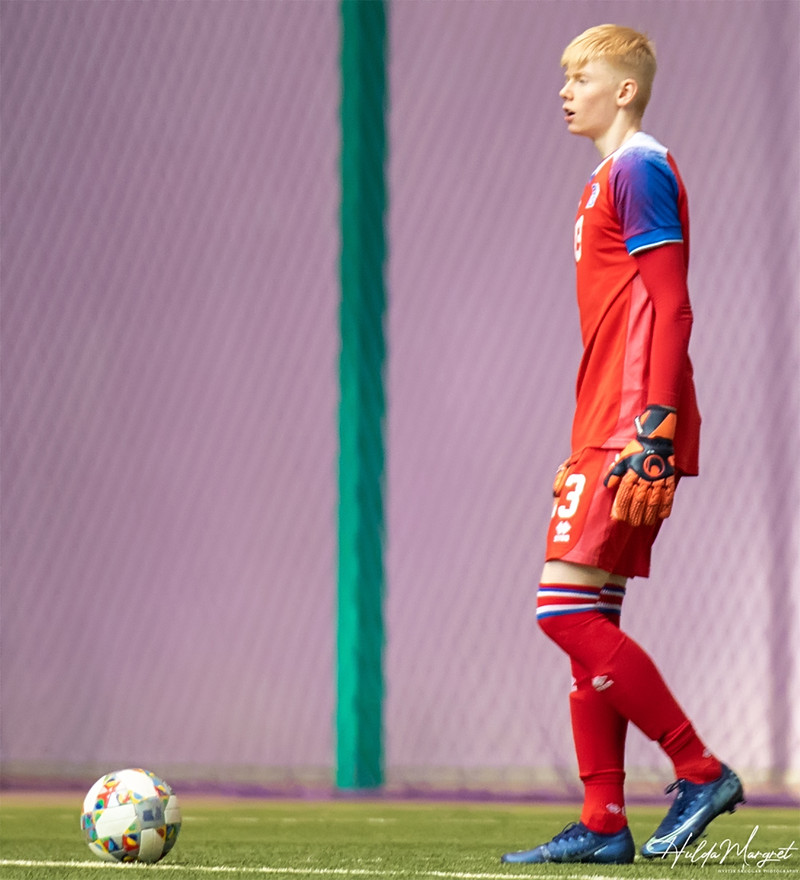 Myndaveisla: Flottur sigur U17 gegn Ísrael
