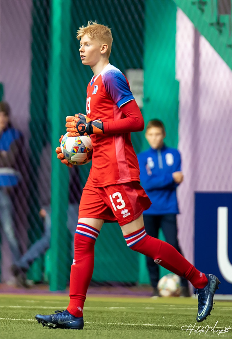 Myndaveisla: Flottur sigur U17 gegn Ísrael