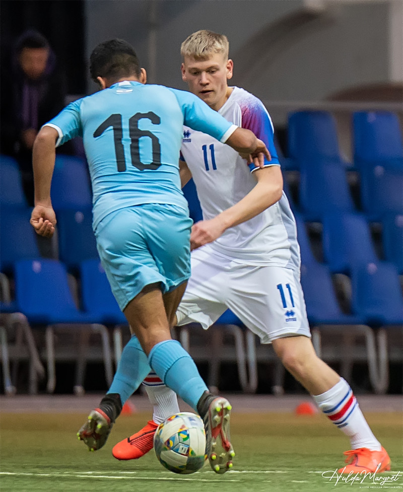 Myndaveisla: Flottur sigur U17 gegn Ísrael