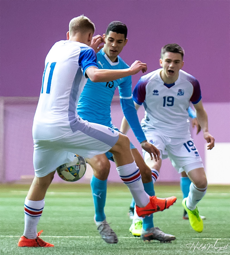 Myndaveisla: Flottur sigur U17 gegn Ísrael