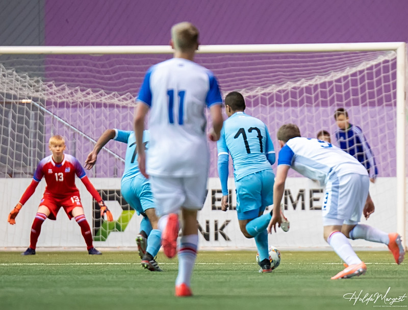Myndaveisla: Flottur sigur U17 gegn Ísrael