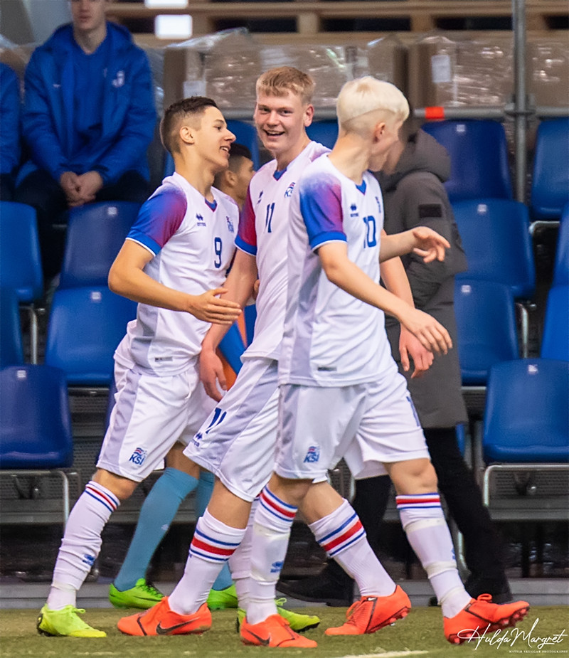 Myndaveisla: Flottur sigur U17 gegn Ísrael