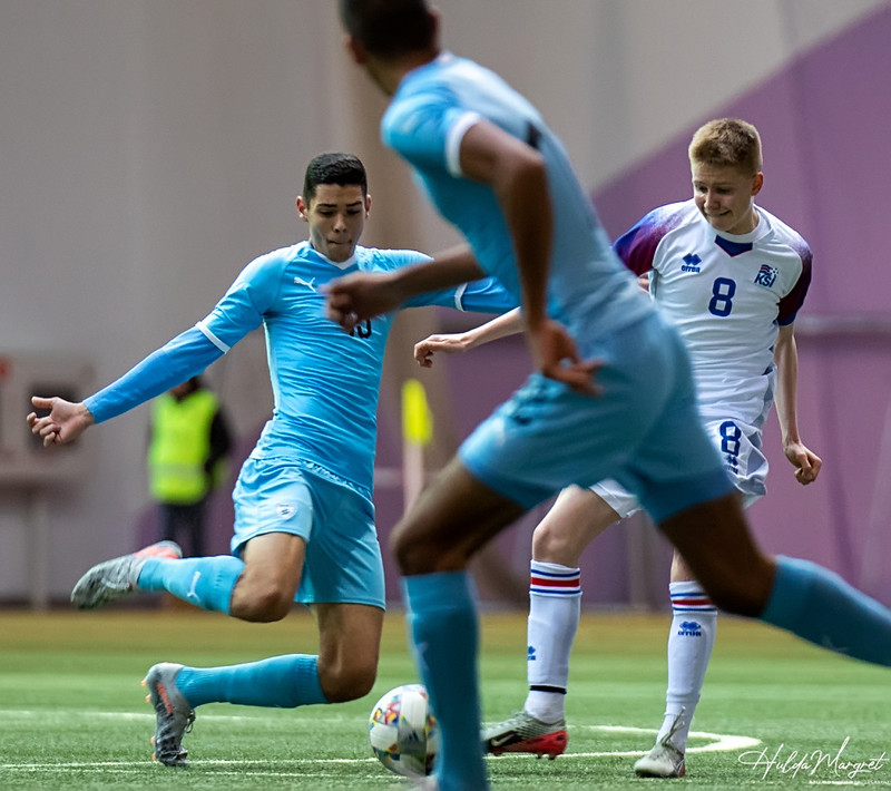 Myndaveisla: Flottur sigur U17 gegn Ísrael