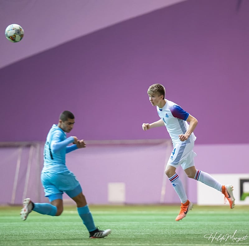 Myndaveisla: Flottur sigur U17 gegn Ísrael