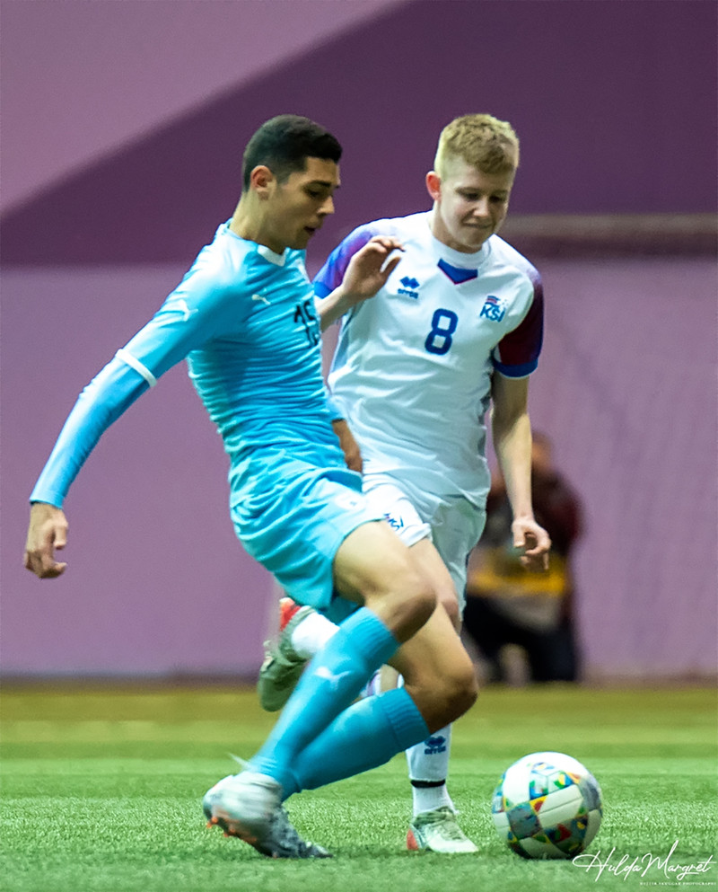 Myndaveisla: Flottur sigur U17 gegn Ísrael