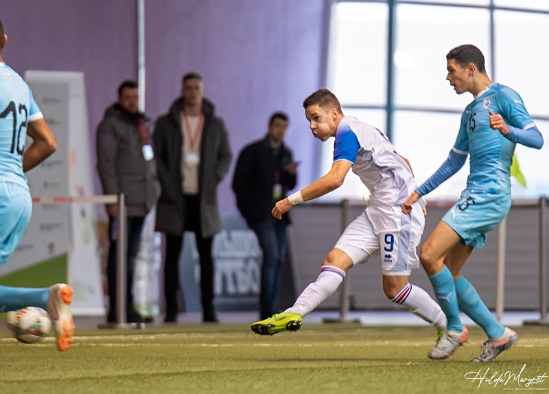 Myndaveisla: Flottur sigur U17 gegn Ísrael