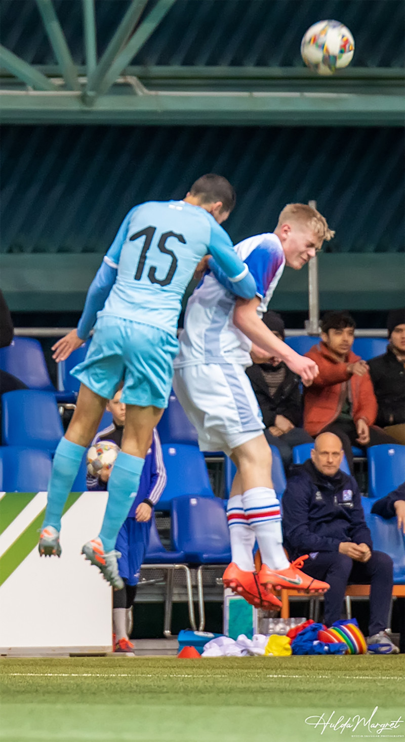 Myndaveisla: Flottur sigur U17 gegn Ísrael