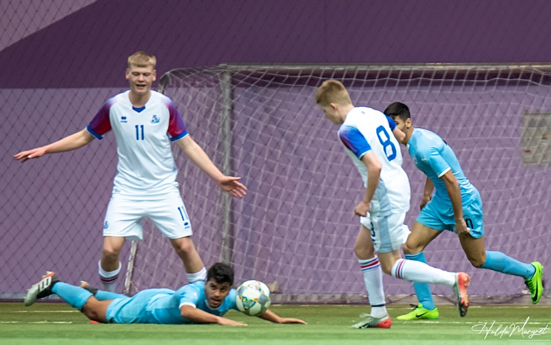 Myndaveisla: Flottur sigur U17 gegn Ísrael