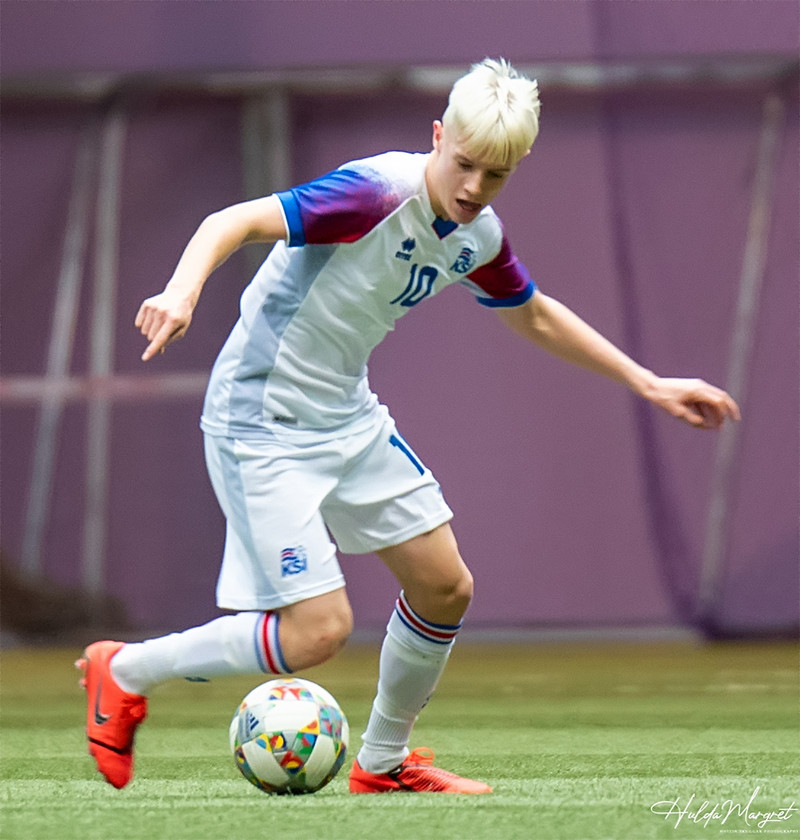 Myndaveisla: Flottur sigur U17 gegn Ísrael