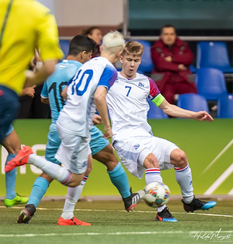 Myndaveisla: Flottur sigur U17 gegn Ísrael