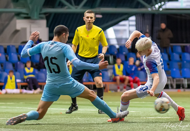 Myndaveisla: Flottur sigur U17 gegn Ísrael
